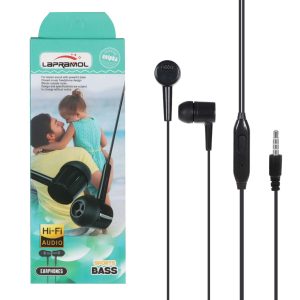 هندزفری با سیم LapRamol - مشکی