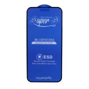 محافظ صفحه نمایش شیشه ای آنتی استاتیک مات Full Cover Super S-OG مدل Xiaomi Redmi Note 13 4G / Poco M7 Pro 5G