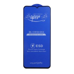 محافظ صفحه نمایش شیشه ای آنتی استاتیک مات Full Cover Super S-OG مدل Samsung Galaxy A07 / A06 / A05 / Xiaomi Redmi 13C / Poco C65 / Poco M6 5G / Honor X7 / X7A / Realme C51 / Realme C53 - مشکی