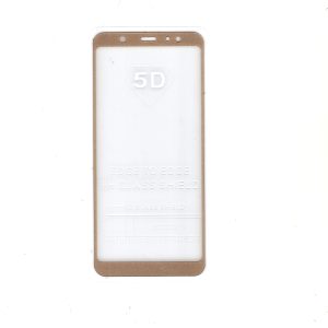 گلس سامسونگ فول کاور طلایی A6 PLUS 2018